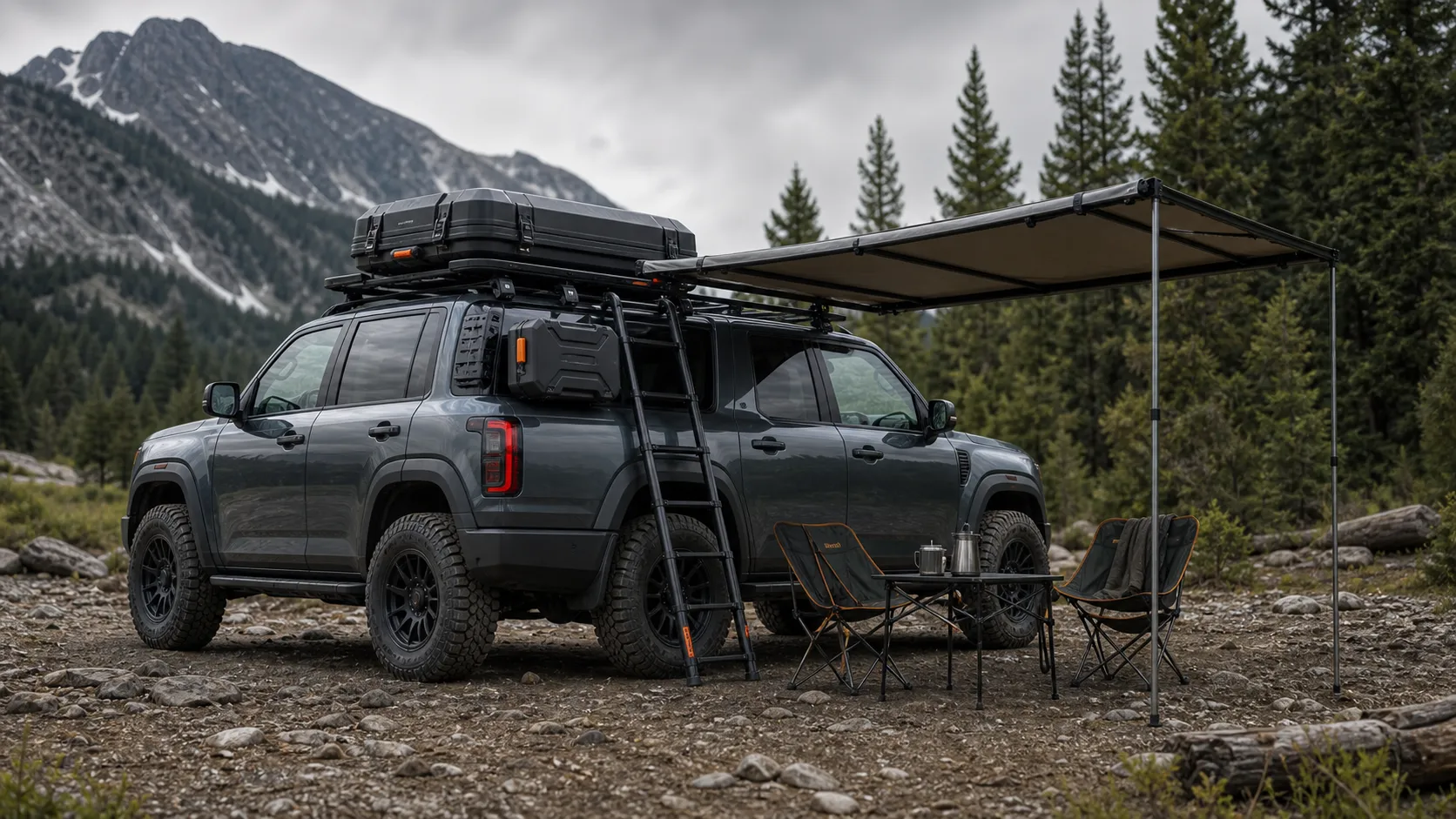Vehicle fitment roof rack