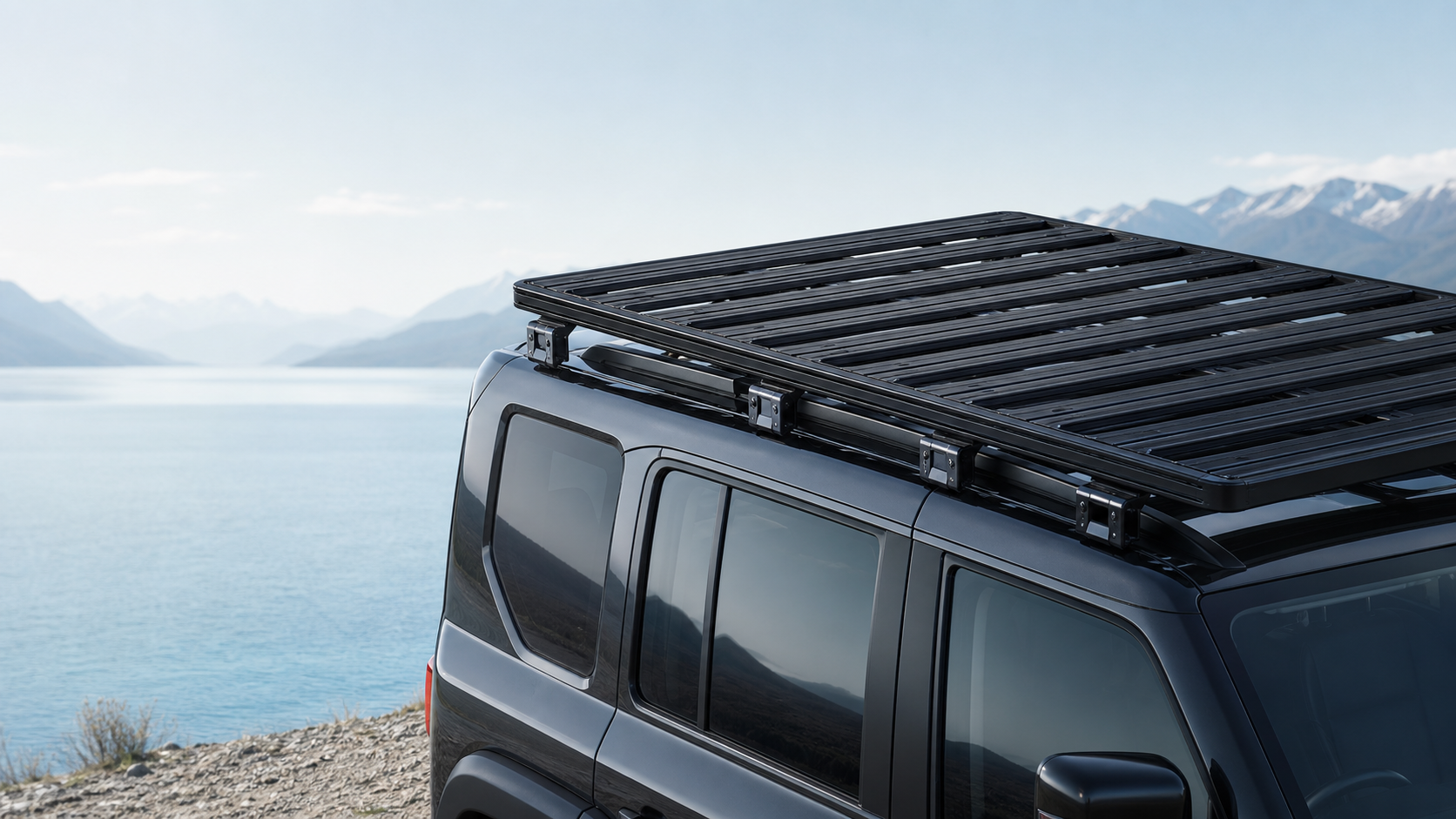 Aluminum roof platform product