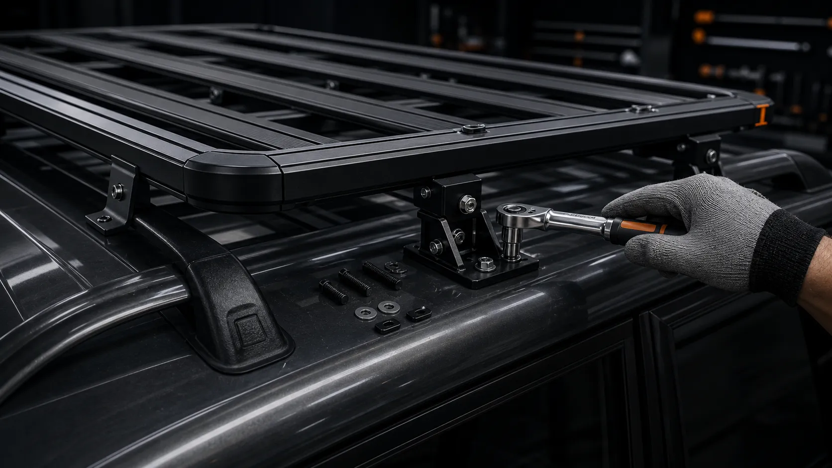 No-drill install case