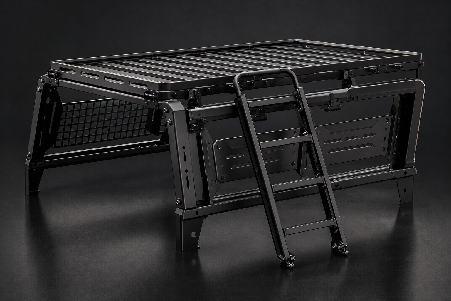 Pickup bed rack system