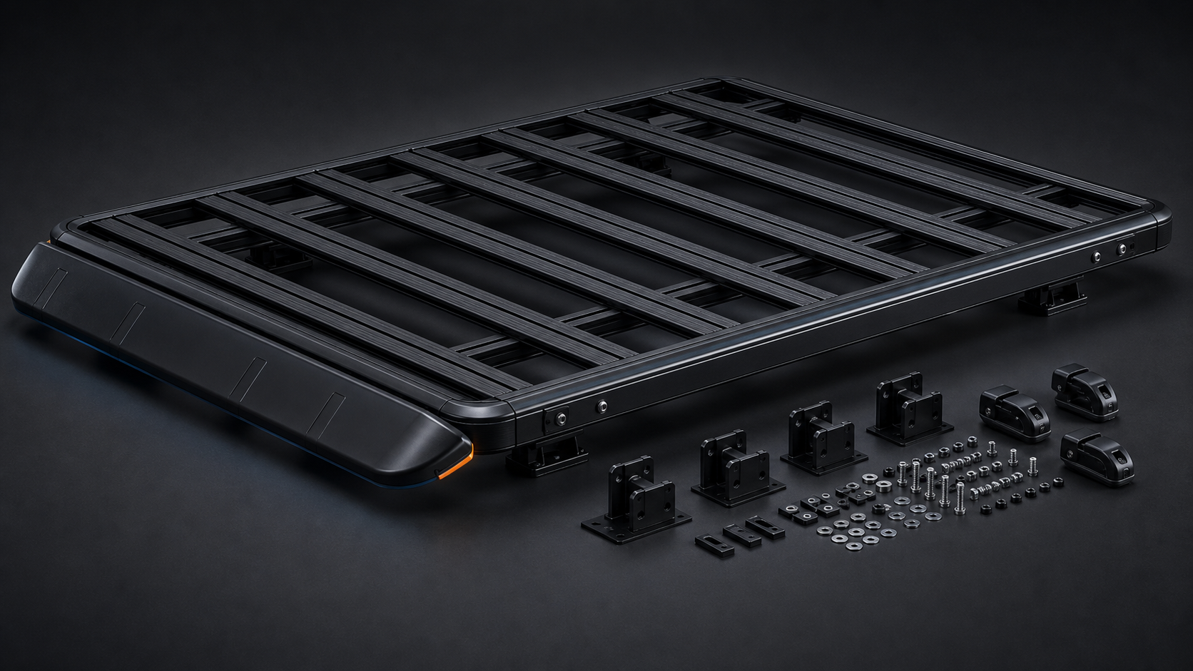 Aluminum roof platform rack
